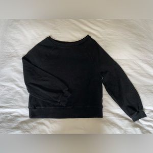 Black knit sweater